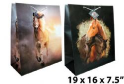 SAC CADEAU JUMBO - CHEVAUX ASST